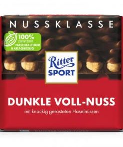 Ritter Sport chocolade Vol Noten Donker 100 gram