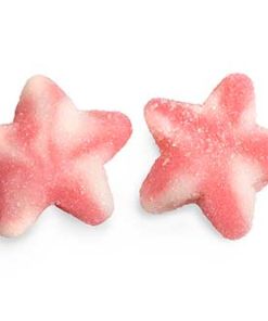 Sugared Pink Twist Stars Halal snoep 1 kg