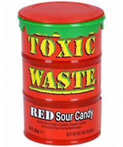 Toxic Waste Red Sour Candy 12 stuks