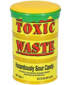 Toxic Waste Yellow Sour Candy 12 stuks