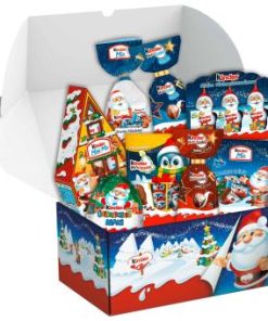 Kinder chocolade kerst goodiebox