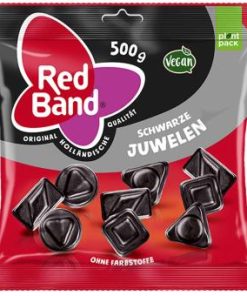 Red Band Zwarte juwelen drop