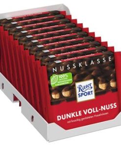 Ritter Sport chocolade Vol Noten Donker grootverpakking