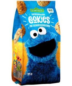 Sesamstraat Cookiemonster koekjes met Chocoladestukjes Bio